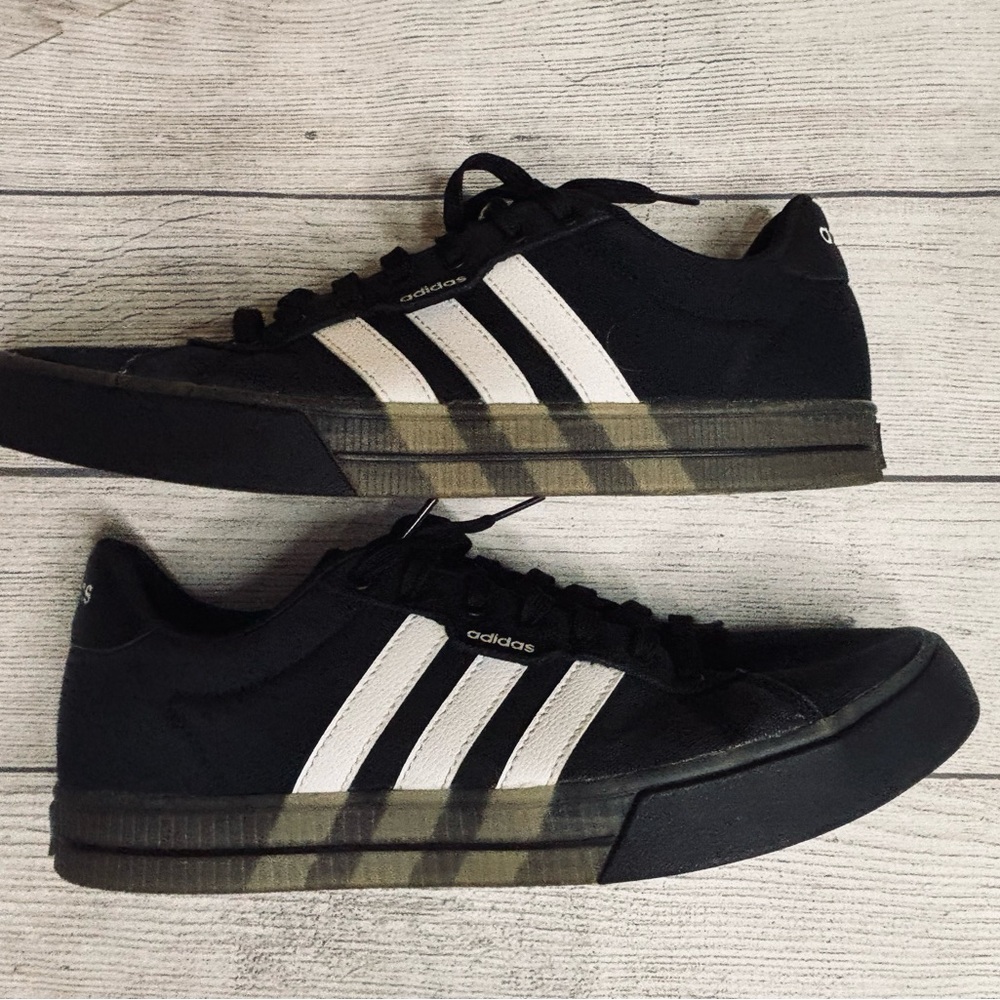 adidas Daily 3.0 'Translucent Outsole - Black White Mens 11.5
